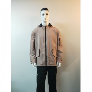 Jacheta casual pentru bărbăți cu bărbie RLMJ0004
